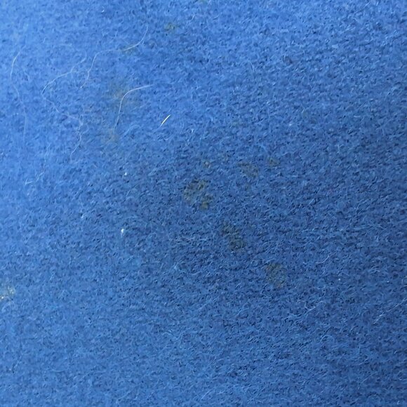 First Impressions Varsity Jacket Blue/White Melton Wool Leather Retro – Men’s 46 - Picture 8 of 12